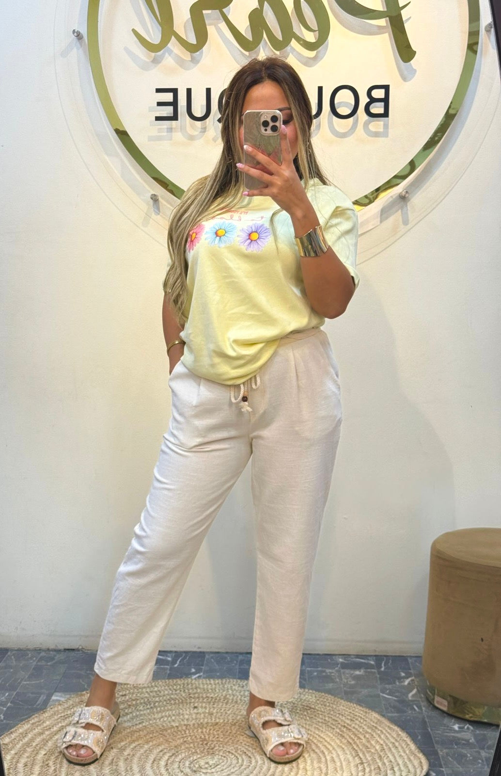 T-shirt printed flower 178 tk