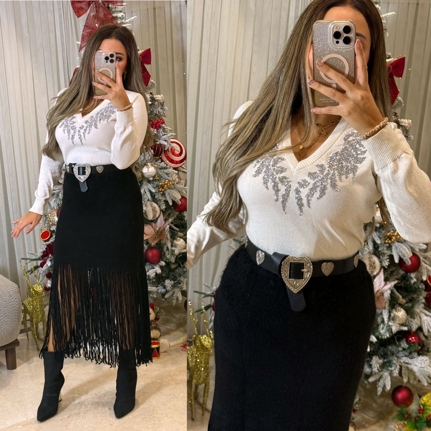 Pullover strass neck 6003 mo tk