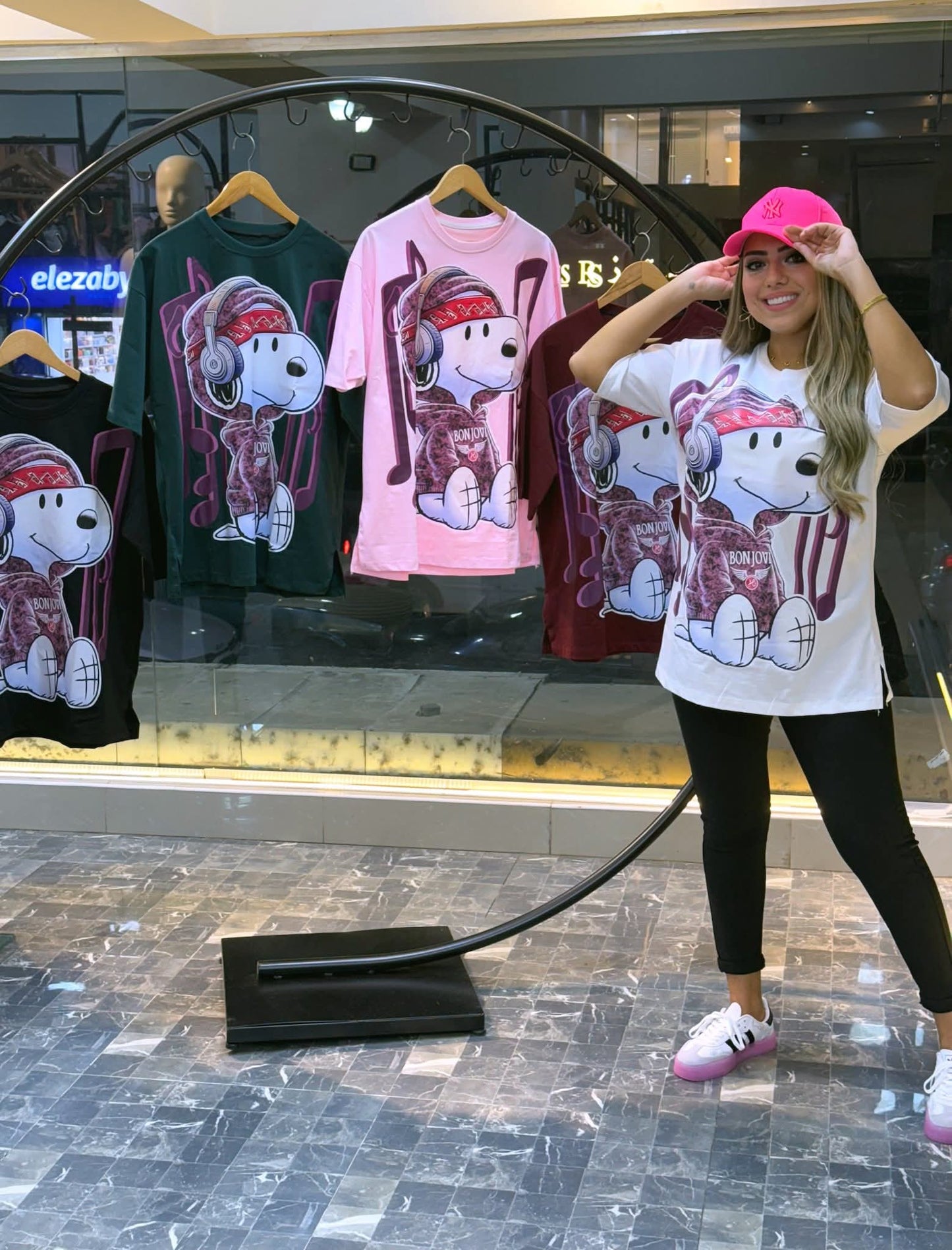 T-shirt bonjovi printed