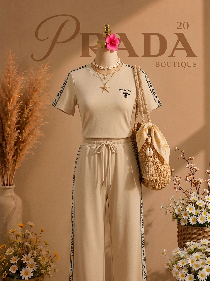 Set prada with wide leg ch