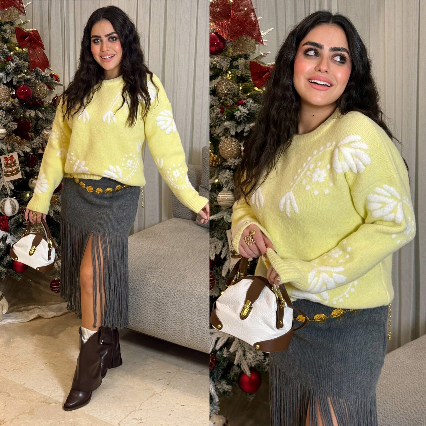 Skirt cutting grey&black 3361 mo tk