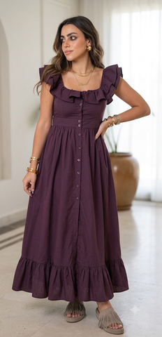 Dress ruffle cut pw03 26 pw
