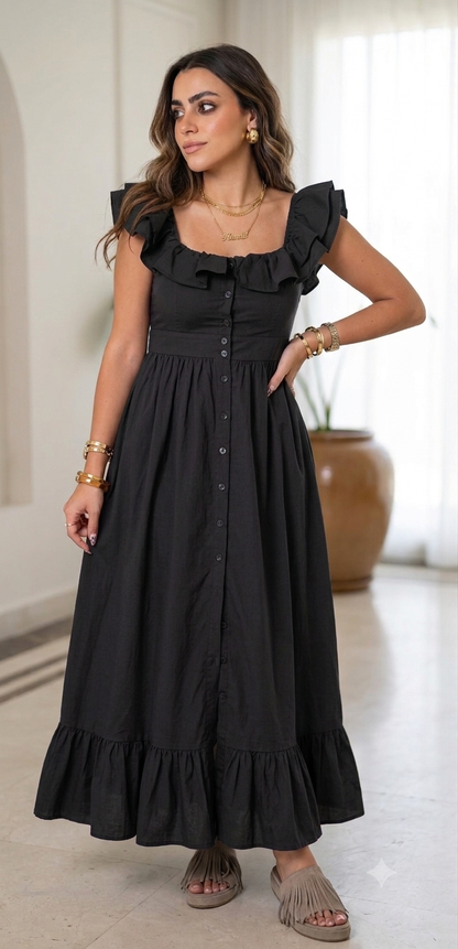 Dress ruffle cut pw03 26 pw