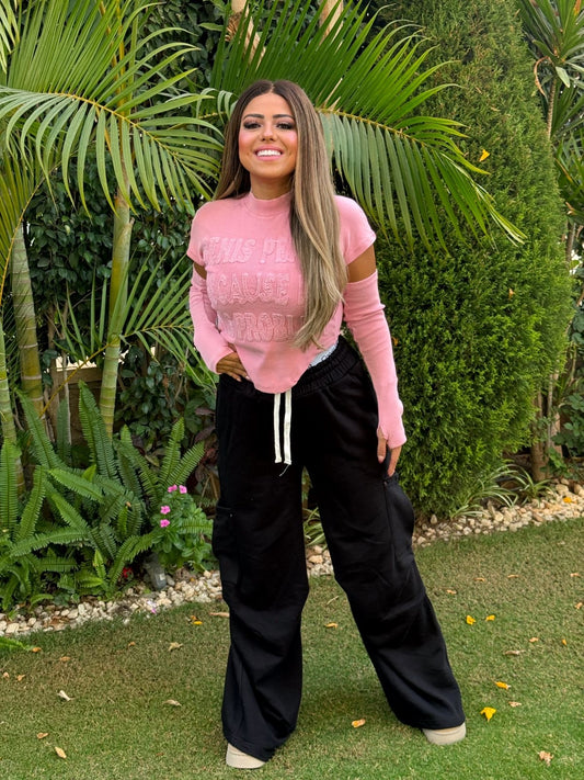 Cotton pant wide leg 11044