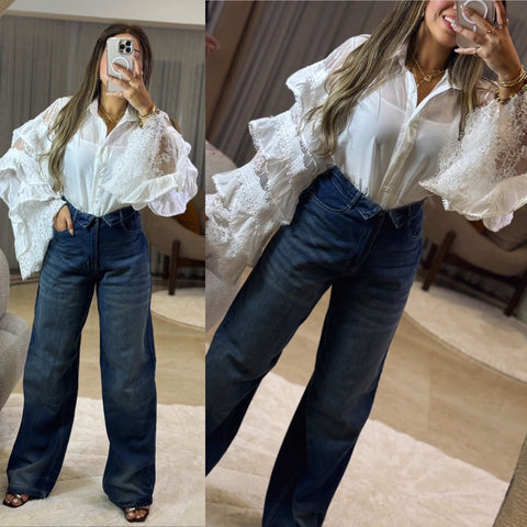 Blouse ruffle robin 9368 ou tk