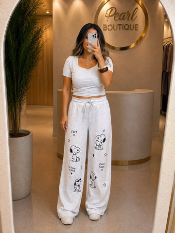 Pant wide cotton cartoon pt100tk