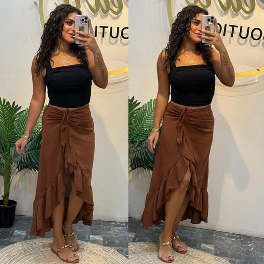 Long skirt vintage style high