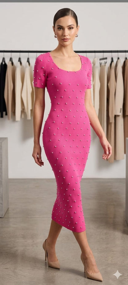 Dress triko strass 26 pw