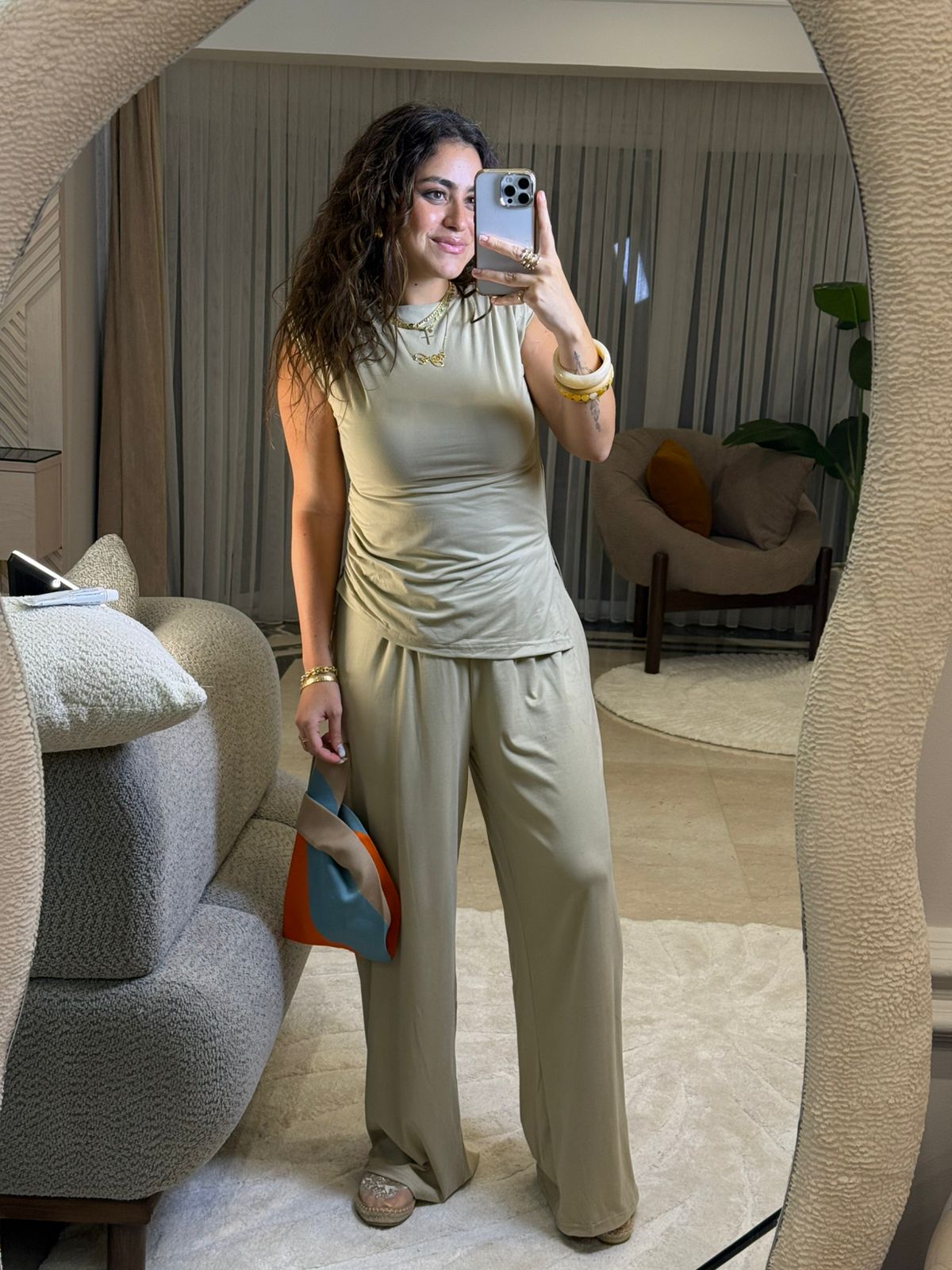 Set blouse cut&pant 105 pw26