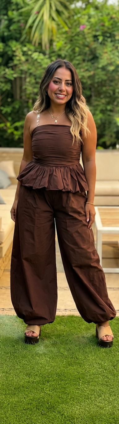 Set blouse&wide pant 5025
