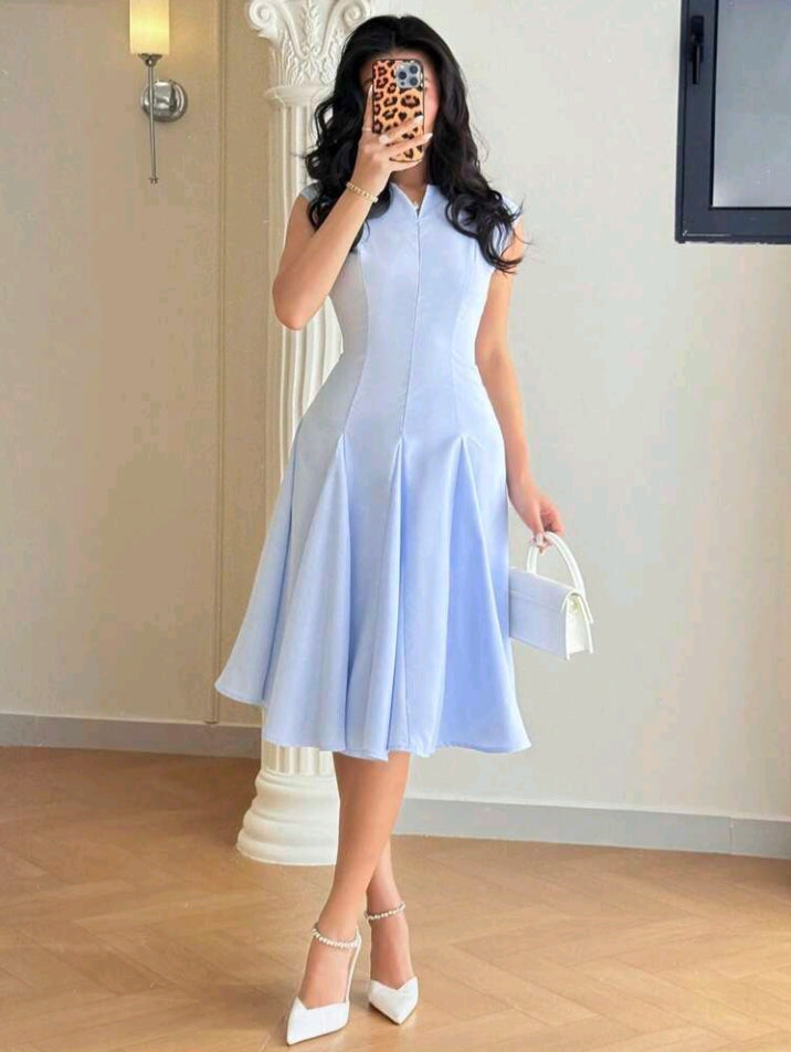 Dress Blue cut 1204 sh