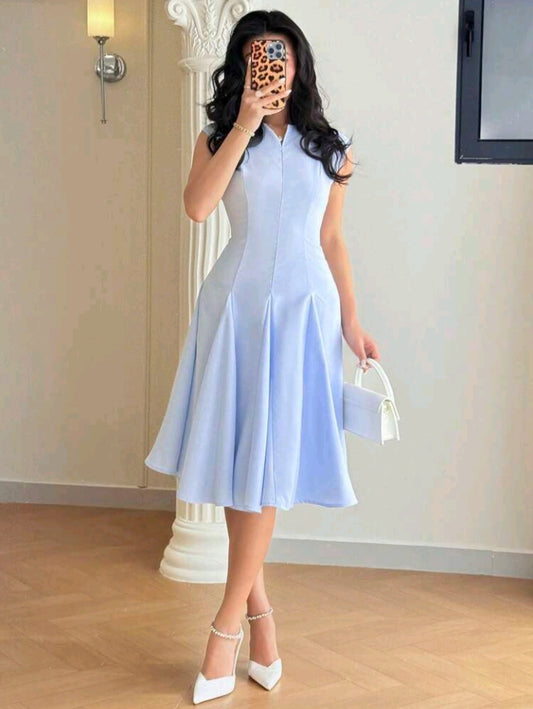 Dress Blue cut 1204 sh