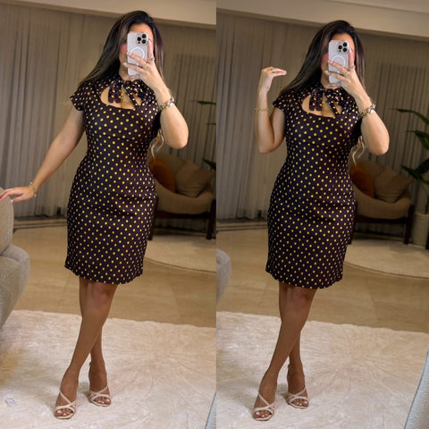 Dress half with neck bond 26 pw