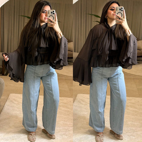 Blouse with basic 31349 tk
