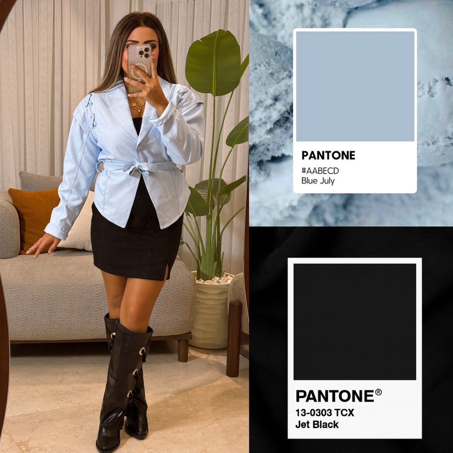 Short skirt sewed pw