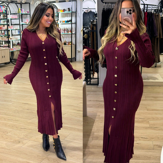 Dress tall buttons 28 sh