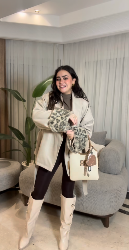 Jacket with fur hand 26 pw