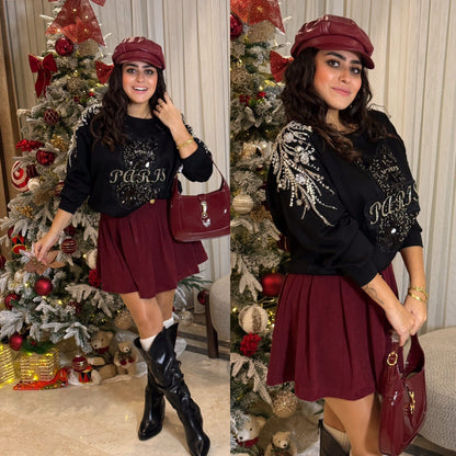 Short skirt buttons 26 pw