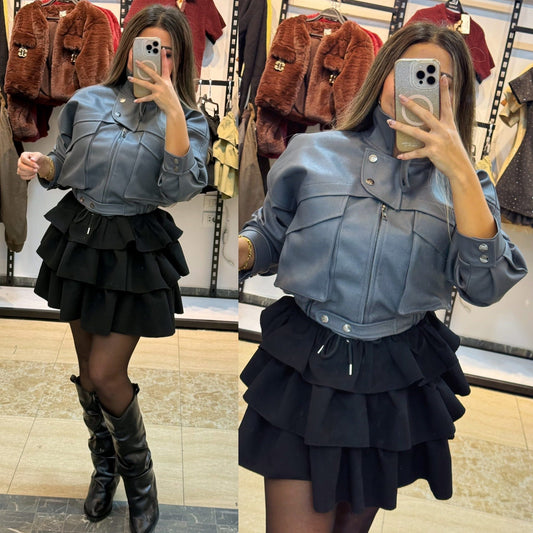 Skirt ruffle short with bond 26 pw