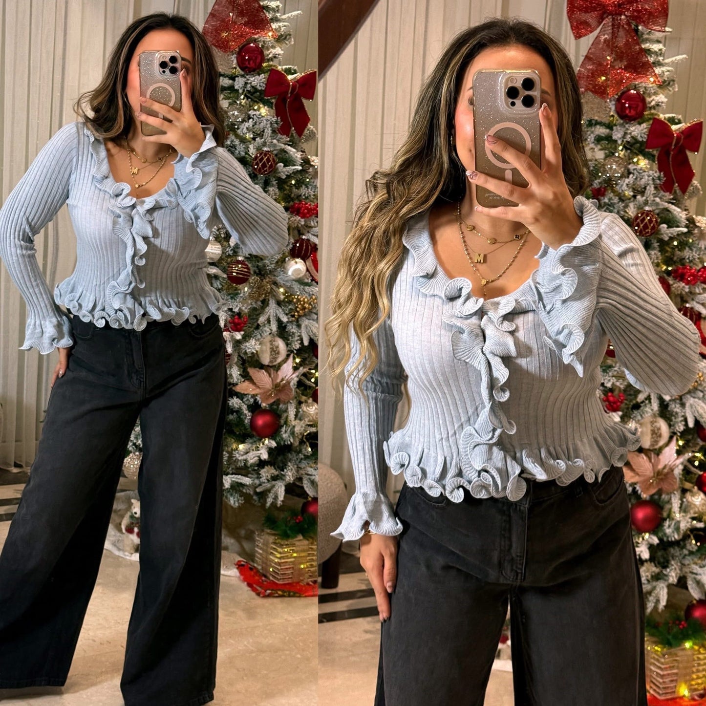 Pullover colors ruffle ch 26