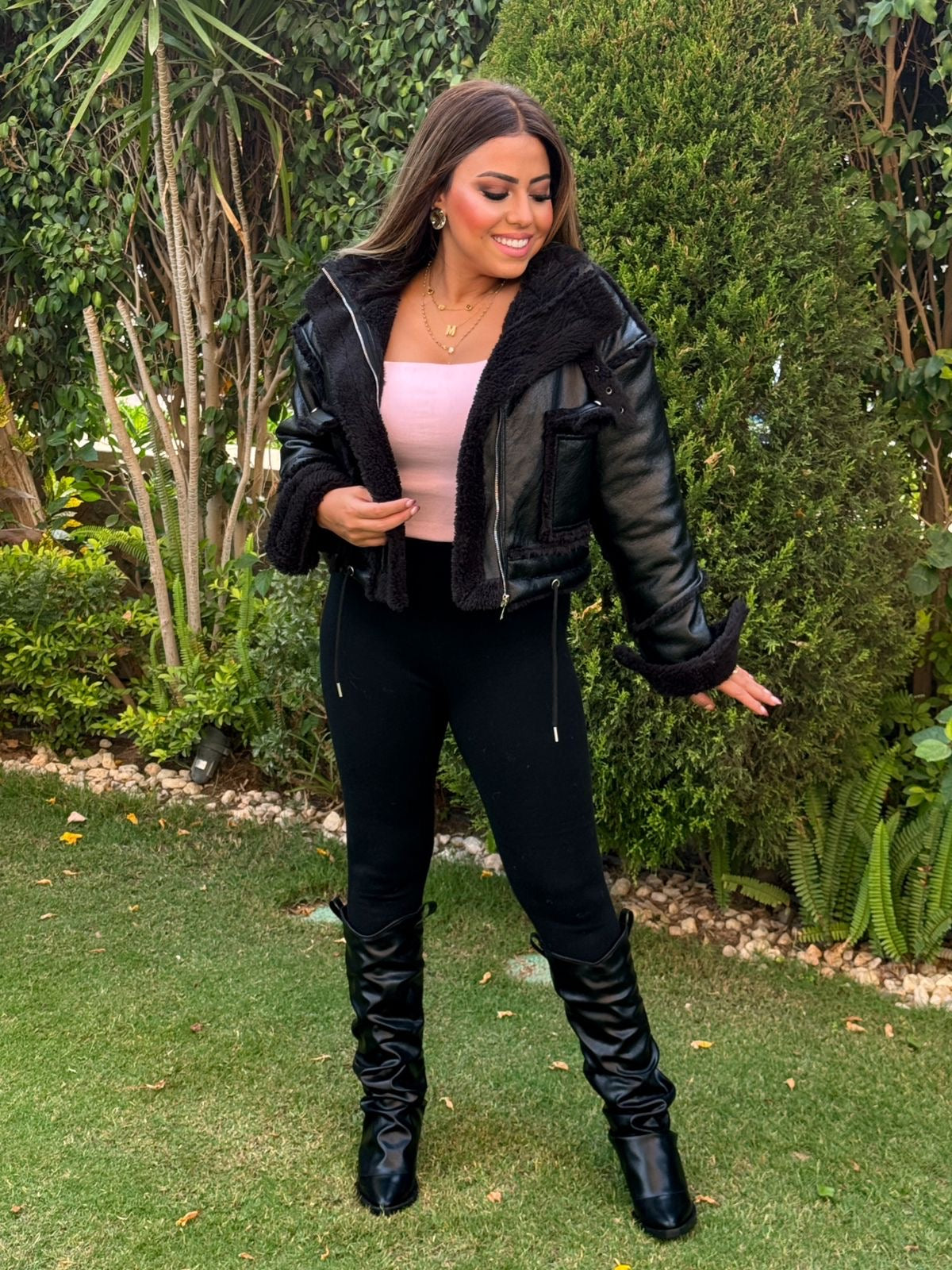 Leather jacket 2 pocket 17095