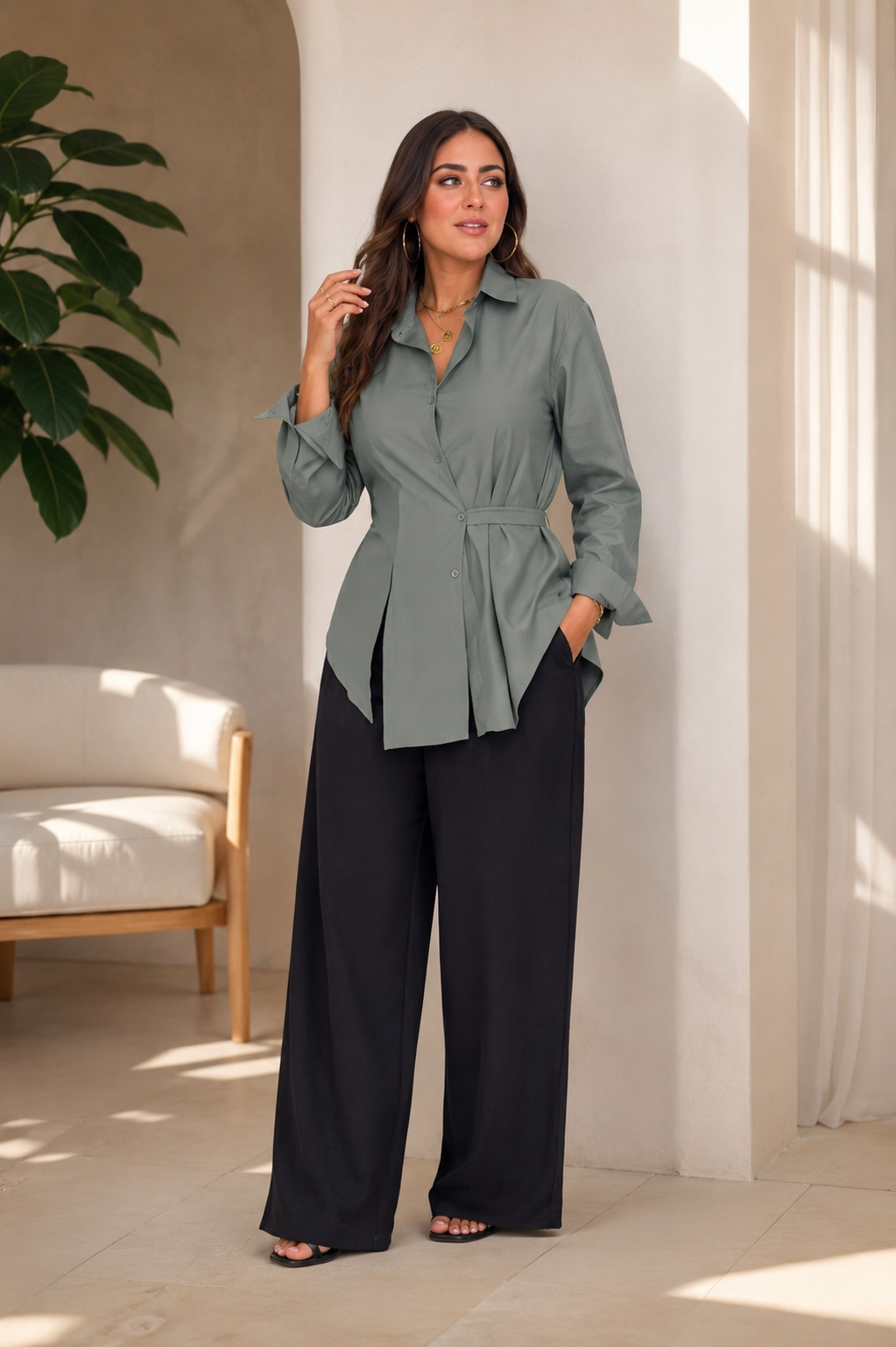 Blouse off-shoulder 6020 sh