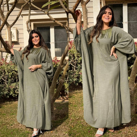 Ramdan abaya color lined pw