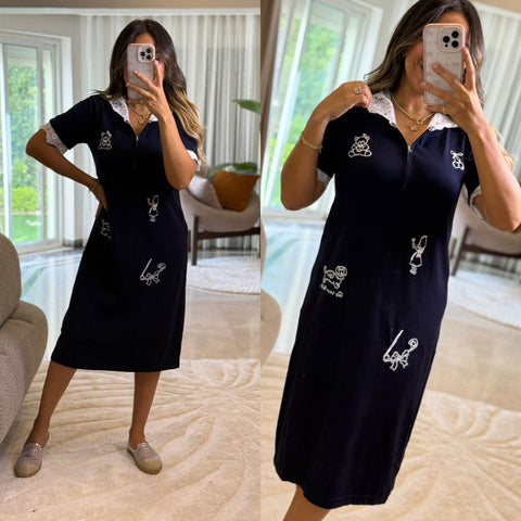 Dress neck chiffon 6359 ch